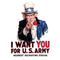 Uncle Sam Vintage War Poster G203 Prodigy RGB Wired Gaming Mouse Skin